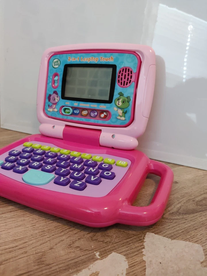 Leap Frog, Educational Toys For Kids, "2 in 1 Leaptop Touch" Pink - Image 3 of 4