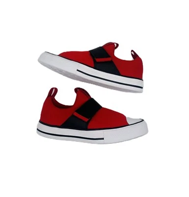 Converse Kids Superplay Strap Ox Slip On Trainers / BNIB / Red / RRP £35