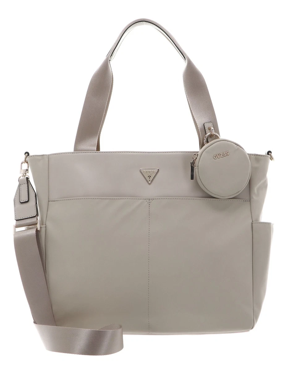 GUESS Eco Gemma Travel Tote Shopper Schultertasche Tasche Sand beige Neu |  eBay