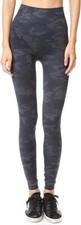 SPANX Women Size Small Look at Me Now Ecocare Seamless Leggings Black Camo NEW