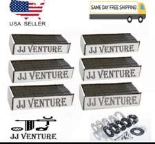 6 BOX 1 OZ BLACk WHEEL WEIGHTS STICK-ON ADHESIVE TAPE 54 LBS LEAD-FREE 864 PCS