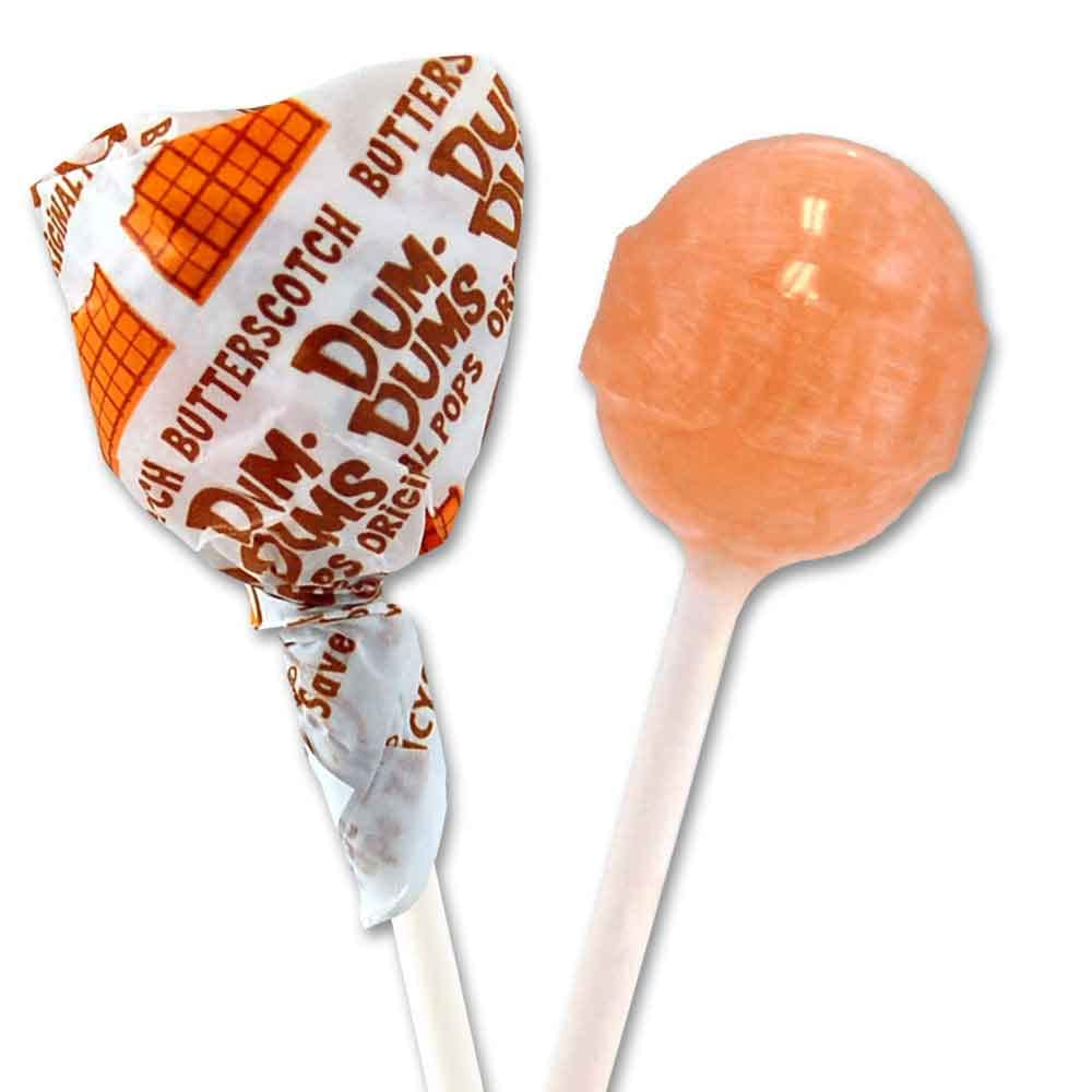 Dum Dums Lollipops Butterscotch Flavor 150150 Ct Bag eBay