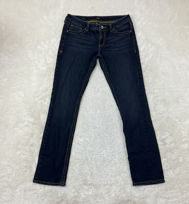 A New Approach Womens Size 30/10 Straight Low Rise Denim Blue Jeans