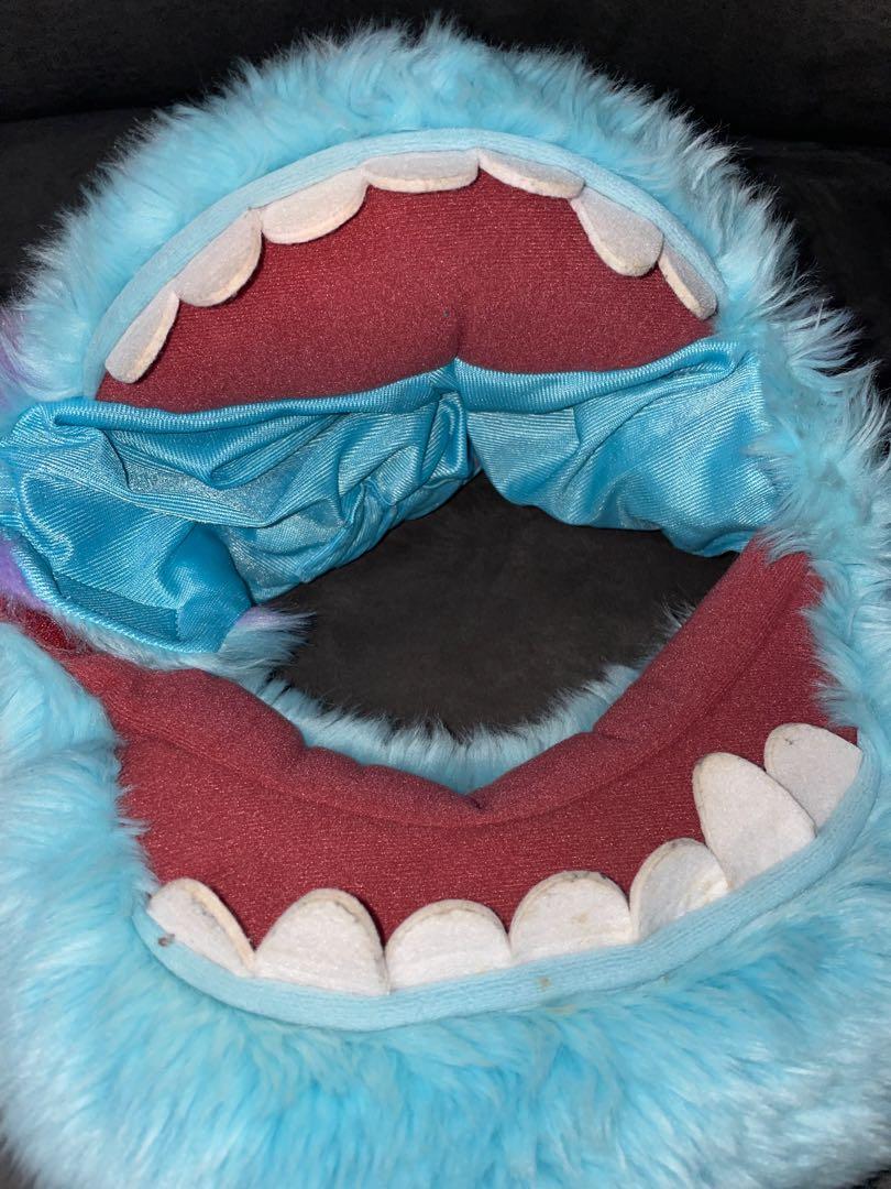 Tokyo Disney Sulley Fan Cap Monsters Inc Fluffy Face Rare