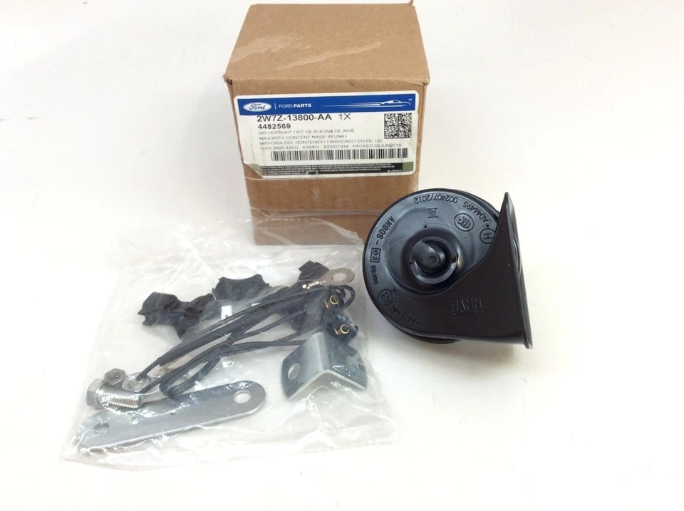 2004-2008 Ford F-150 High & Low Dual Pitch HORN Assembly novo OE 2W7Z-13800-AA,BA - Imagem 3 de 4