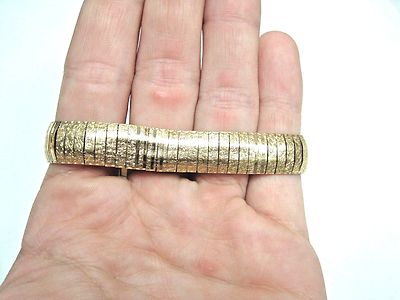 Beautiful Vintage 14K Real Yellow GOLD Unique Bracelet 7