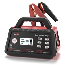 Smart 12V Car Battery Charger with Engine Start and Auto Repair Features