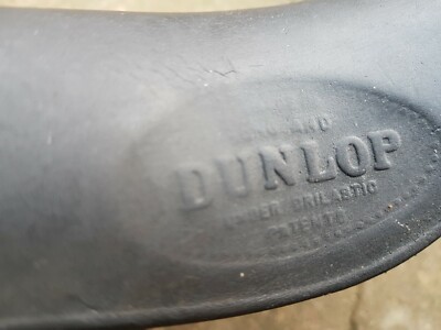 Selle De Vélo Vintage Dunlop En Caoutchouc - Idéale Pour Restauration Ou Usage