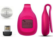 Fitbit Zip COMPLETE Wireless Activity Steps Tracker Clip On Pedometer Pink 301M