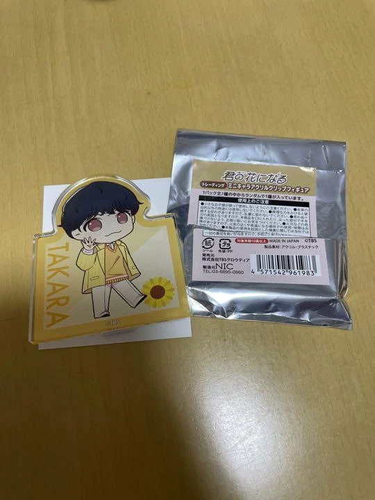 Be Your Flower Mini Character Acrylic Clip Figure 8Loom Onodera