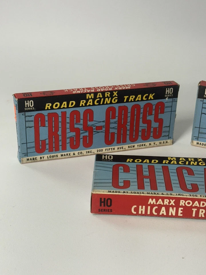 MARX  HO Series Road Racing Track (2) Cross-cross (1) Chicane - Image 3 of 4