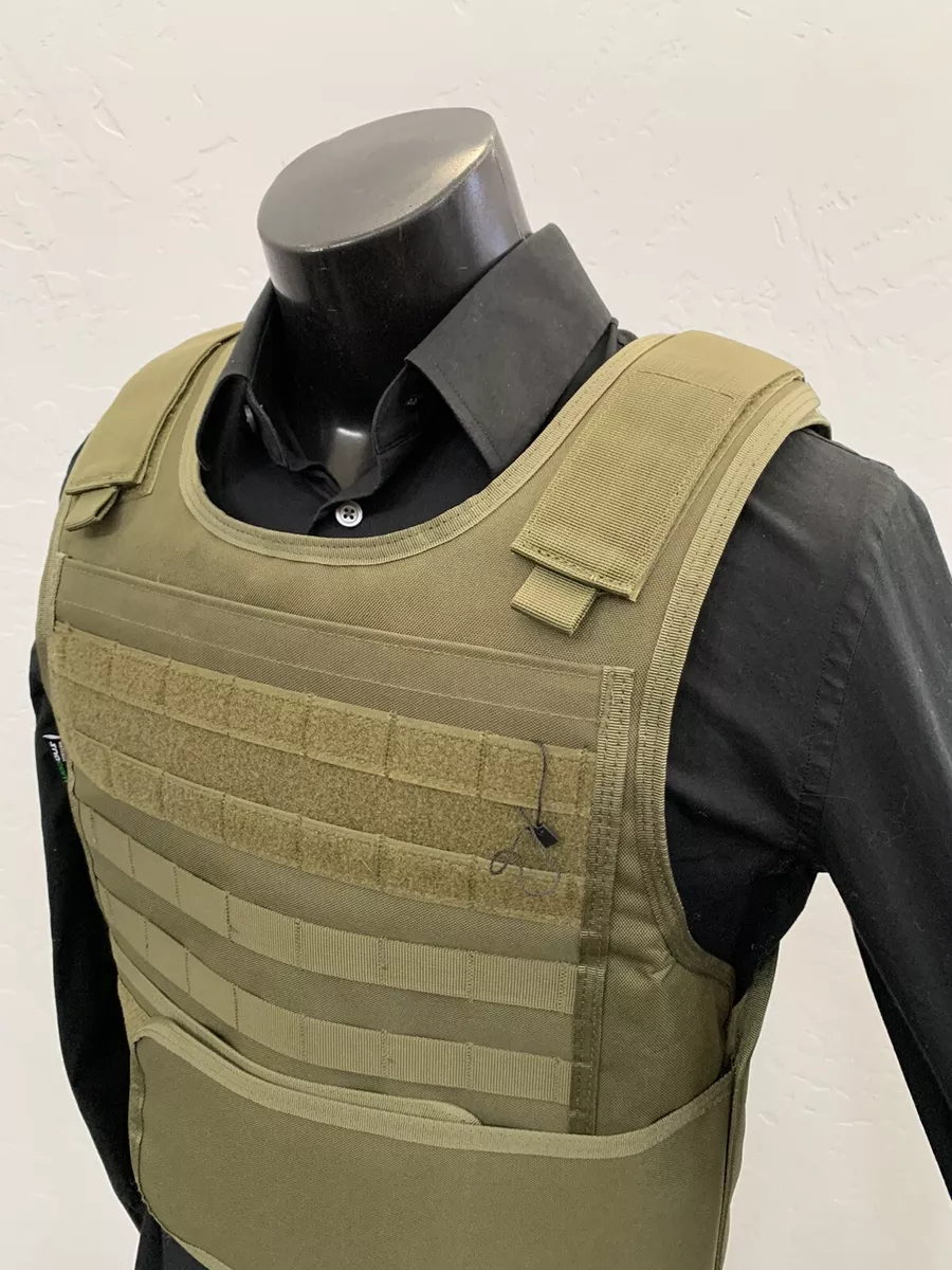 Concealable Bulletproof Vest Carrier BODY Armor Made With Kevlar