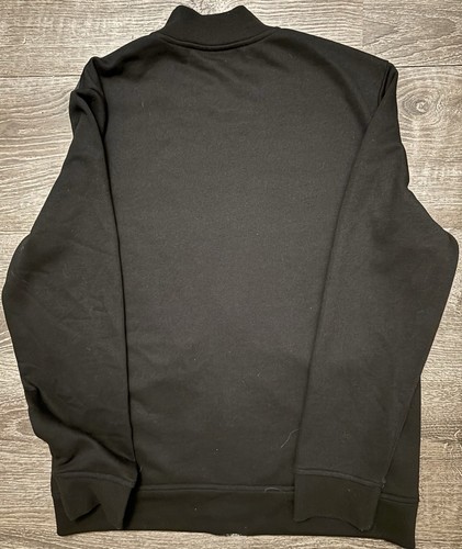 Herringbone Perry Ellis Full Zip Jacket Dark Sapphire Size L - Picture 2 of 2
