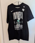Nike New York Liberty 2024 Wnba Finals Champions T Shirt Size L Black Brand New