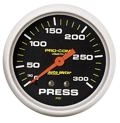 #ad #ad Auto Meter 5423 Gauge Pressure 2 5 8quot; 300Psi Liquid Filled Mech Pro Comp $135.20