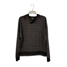 Mondetta Women's L Performance Ultra Soft Pullover Hoodie Gray Long Sleeve