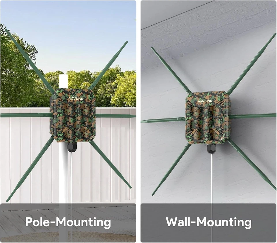 New - WAVLINK AX3000 Outdoor Mesh WiFi Access Point, 2026 New Model (Greenwood) - Image 4 of 4