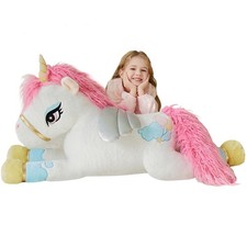 Giant Unicorn Stuffed Animal Plush Toy,Large Big Jumbo Soft Toys,43" Huge Cut...