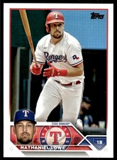 2023 Topps Nathaniel Lowe Texas Rangers #124