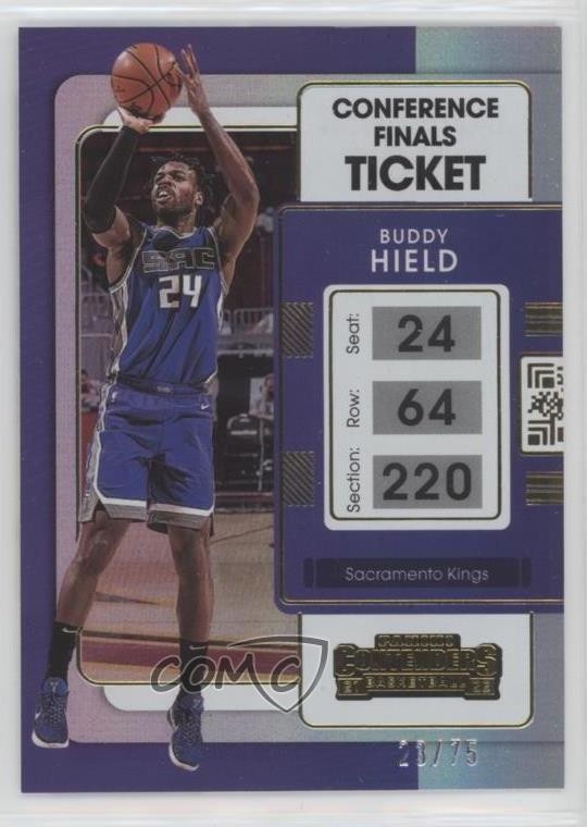 2021-22 Panini Contenders Conference Finals Ticket 23/75 Buddy Hield #69 ib6