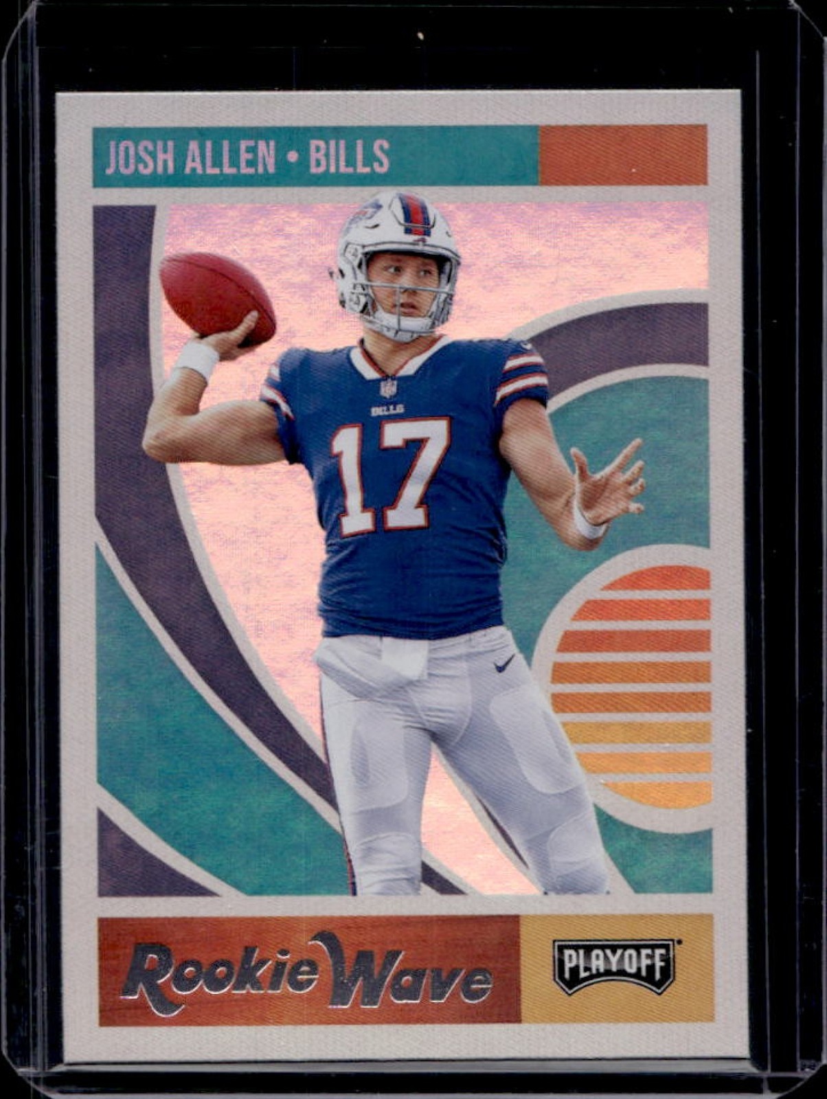 2018 Panini Playoff Josh Allen Rookie Wave RC #4 Bills