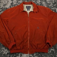 VTG Faconnable Design Albert Goldberg XL Long Orange Water Resistant Jacket Y2k