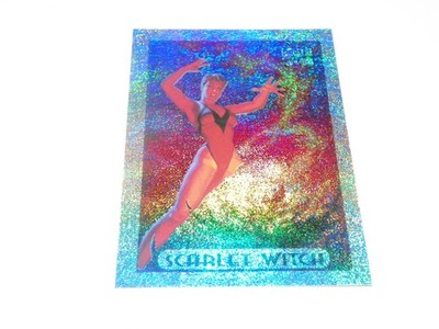 1994 Marvel Masterpieces Bronze Holofoil Scarlet Witch #7 Of 10  +4