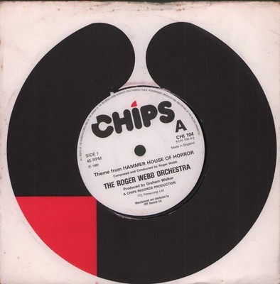 Roger Webb Orchestra Theme From Hammer House of Horror 7'' vinyl UK Chips 1980 7