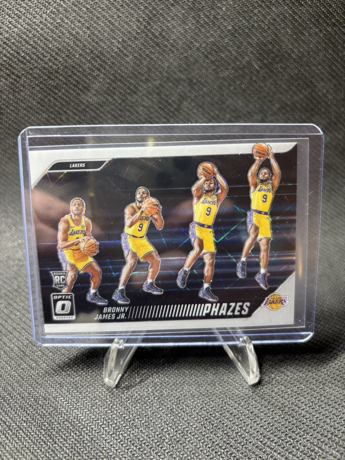 2024-25 Panini Donruss Optic Bronny James Jr. Rookie Phazes #30