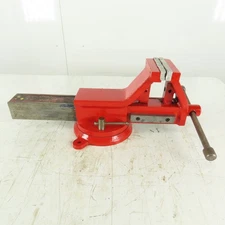 Machinists Swivel Base Bench Vise 5-1/2" Jaw 8" Opening Aluminum Jaws
