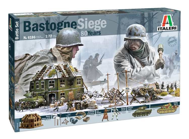 Italeri 6186 1/72 Bastogne Siege 1944 80 Years - Battle Set