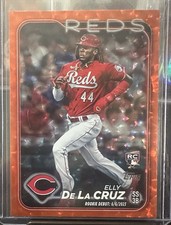 Topps 2024 Update Rookie Debut Elly De La Cruz #US350 Reds Orange /299