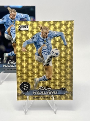 Erling Haaland Custom* Super Card 2023-24 Topps Stadium Club Chrome 3k 1/1