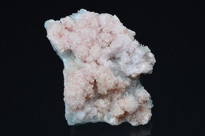 Bulgarischer Mineralkristall - Rhodochrosit, Quarz