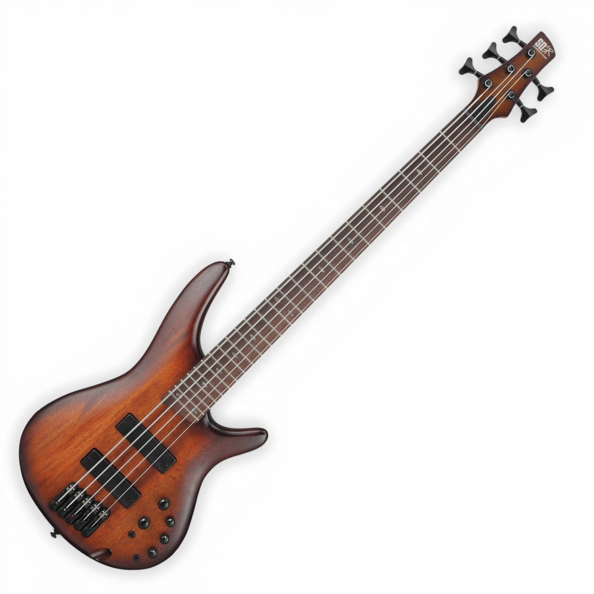 Ibanez SR505AMHL 5-String Bass Mahogany Burst Bartolini BH2 Active