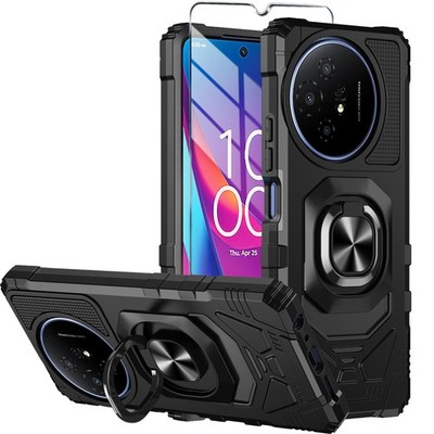 Mocotto for TCL 50 XL 5G Phone Case 50 NXTPAPER with Tempered Black