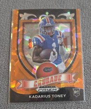 NFL Panini Prizm 2021 Kadarius Toney #176 Orange Ice Crusade Rookie