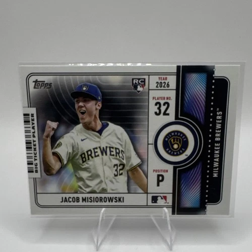2026 Topps Series 1 Jacob Misiorowski Base (RAW)