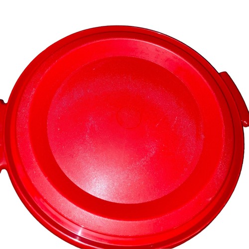 Vintage Tupperware Cake Pie Bottom Replacement Base Plate 719 USA Red 10" - Picture 7 of 7