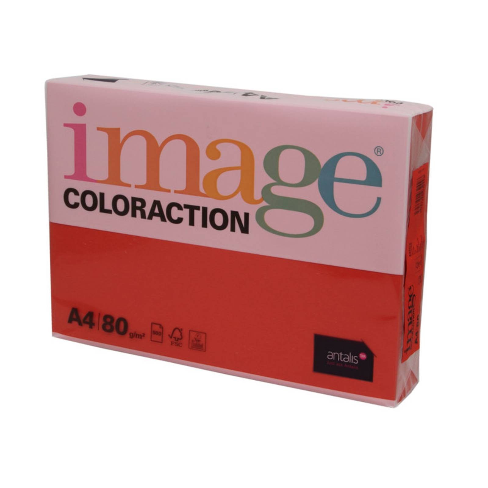 Image Coloraction A4 80gsm Copy Paper - 500 Sheets (1 Ream) Deep Red (Chile)