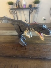 Mattel Jurassic World Dominion Roar Strikers Rajasaurus Dinosaur Toy with Neck