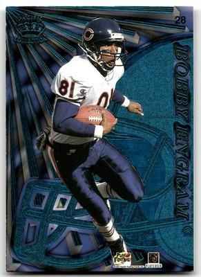 1997 Pacific Dynagon Prism Bobby Engram 28 Larry Centers BEAR CARDINAL BUY3 GET1