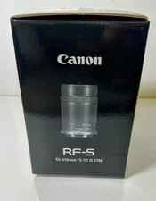 New CANON RF-S 55-210mm F5-7.1 IS STM Lens for Mirrorless RF Mount APS-C Format