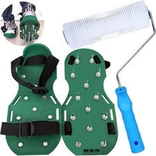 9 Inch Screed Spiked Roller Self Leveling Concrete Epoxy Shoes for Flooring