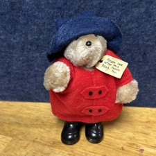 Vintage 1996 Eden 5" Paddington Bear Miniature Jointed Toy