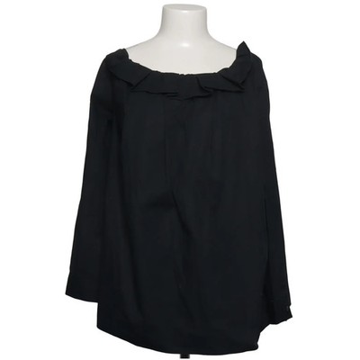 Jil Sander Navy, Bluse, Größe: 38, Schwarz, Baumwolle/Elasthan, Einfarbig #blG