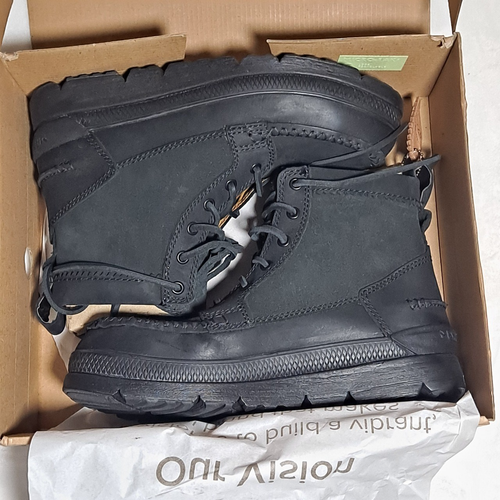NIB! Manitobah Mukluks Mesa Moc Toe Waterproof Leather Boot Men Size 8.5 Black - Picture 5 of 21