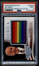 2020 Leaf Decision Joe Biden God Bless America Flag #GBA-63 (PSA 9)