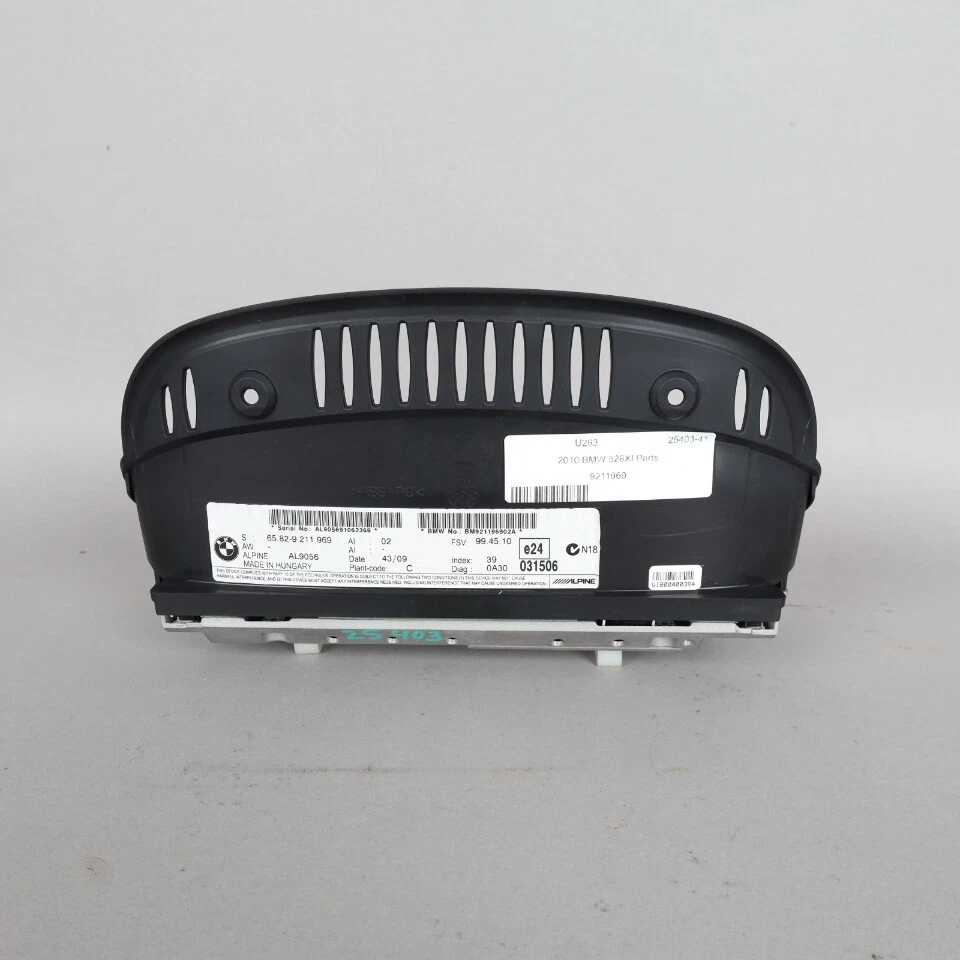 BMW 328i 335i M3 2010-2013 monitor a bordo pantalla 65829211969 OEM usado Foto 2 de 4