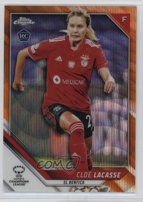 2021 Chrome UEFA Women's Champions League 4/25 Cloe Lacasse Cloé Rookie RC 1o2